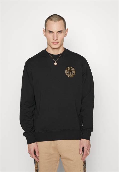 versace jeans sweatshirt nero|Versace Jeans couture official site.